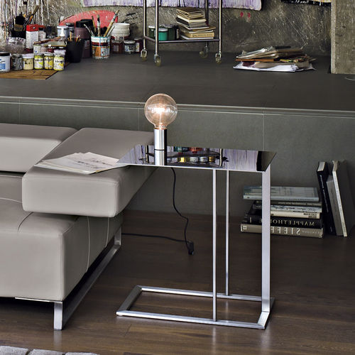 Table d'appoint contemporaine - LOFT - arketipo - en acier inoxydable / en acier inoxydable poli / rectangulaire
