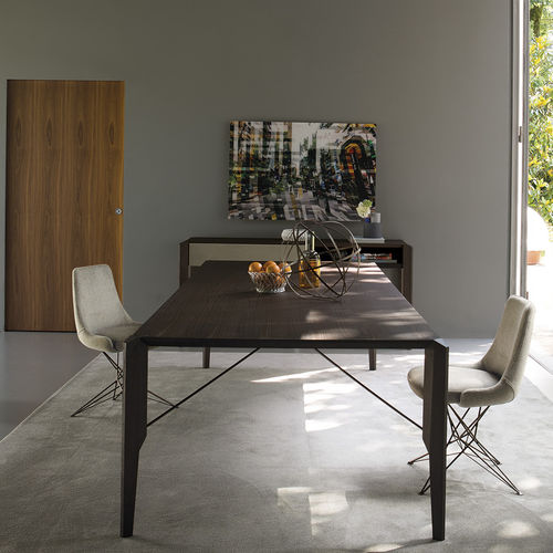 Table à manger contemporaine - GLORIOUS - arketipo - en chêne / en noyer / en sucupira