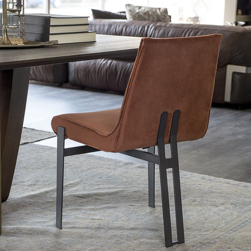 Chaise classique - VENUS - arketipo - d'intérieur / en tissu synthétique / avec piètement en métal