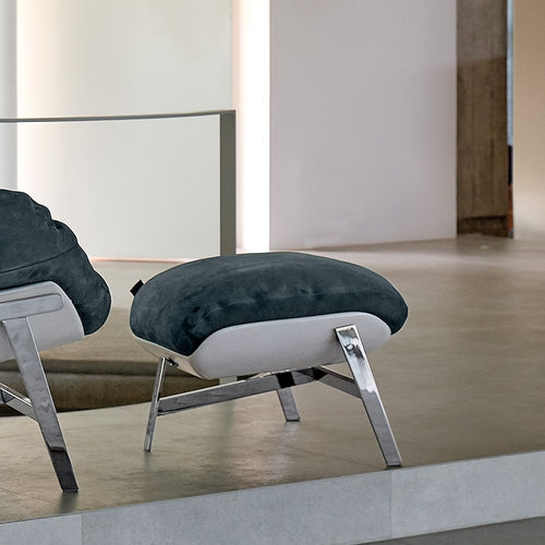 Repose-pied contemporain - JUPITER LITE - arketipo - en coton / en cuir / en métal