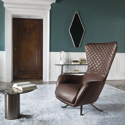 Fauteuil classique - SIN SEATY - arketipo - en tissu synthétique / en cuir / en métal