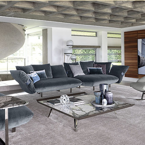 Canapé modulable - SMOOTH OPERATOR - arketipo - contemporain / en tissu / en cuir
