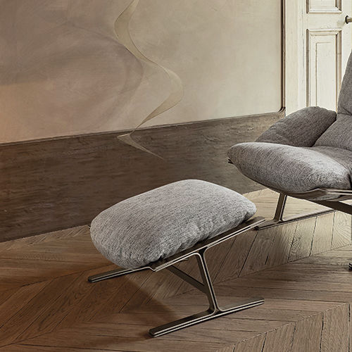 Repose-pied contemporain - BELAIR - arketipo - en tissu / en cuir
