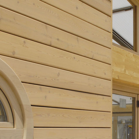 Panneau de construction en bois lamellé-collé - BSH  - ante-Gruppe - pour façade / pour plafond / sur mesure