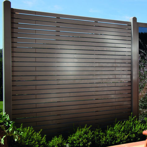 Clôture à lames - ante-Gruppe - de jardin / en bois / contemporaine