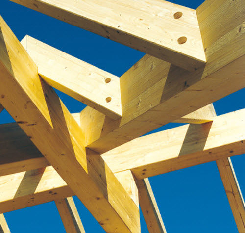 Charpente en bois massive - KVH® - ante-Gruppe - pour abri de voiture / professionnelle
