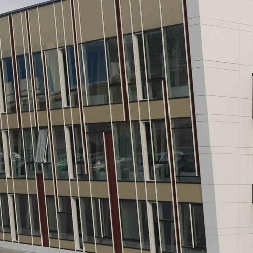 Façade ventilée en aluminium - BRAVO U - ETEM  - en composite / en tôle / en plaques