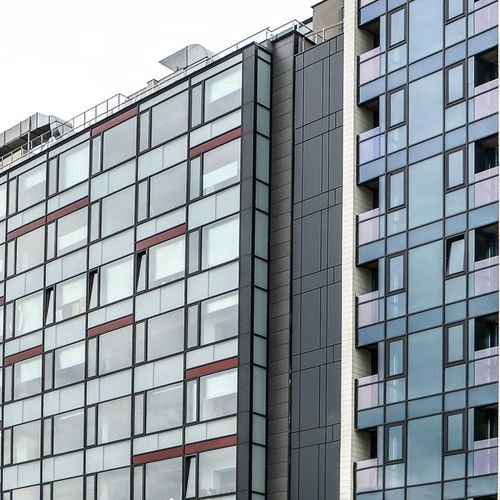 Façade ventilée aluminium - VARIO LAMELLA - ETEM 