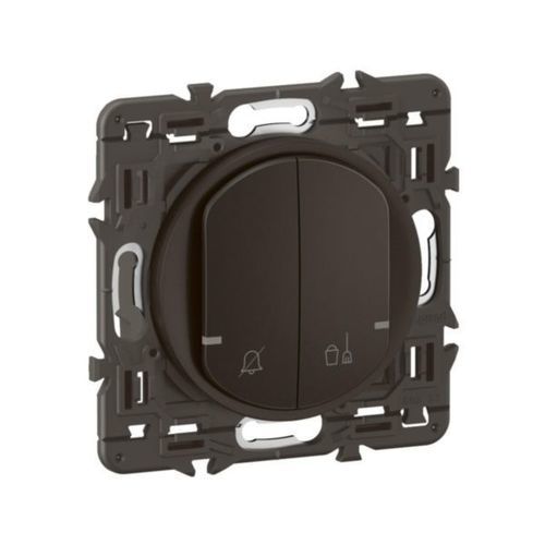 Interrupteur bouton poussoir - CN0425 - LEGRAND - encastré / contemporain / professionnel