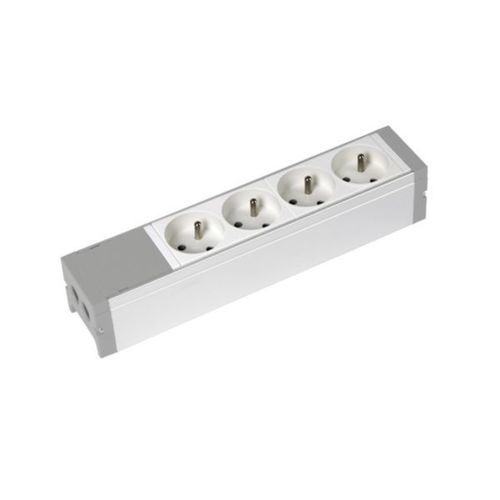 Prise de courant - 0 734 01 - LEGRAND - quadruple / sur rail / professionnelle