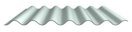 Couverture de toit en tôle d'acier - FISCHERWELLE SINUS 42 - Fischer Profil GmbH  - ondulée