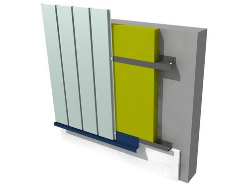 Tôle décorative - FISCHERPANEEL - Fischer Profil GmbH  - en acier galvanisé / de façade