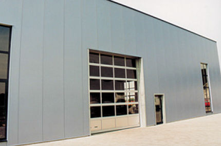 Panneau sandwich pour façade - FISCHERTHERM LL 40 - Fischer Profil GmbH  - face métallique / âme en mousse de polyuréthane