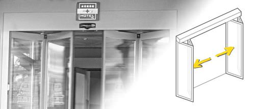 Porte d'entrée - Folding (FFM) - Gilgen Door Systems AG  - en acier / pliante / vitrée