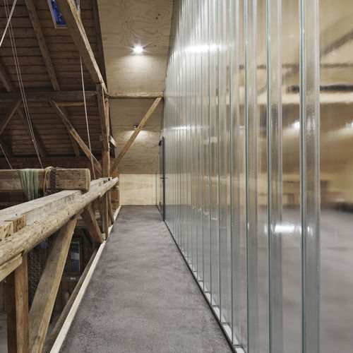 Verre profilé translucide - LINIT EcoGlass clarissimo - Glasfabrik Lamberts GmbH & Co. KG  - pour agencement intérieur / pour façade / pour aménagement extérieur