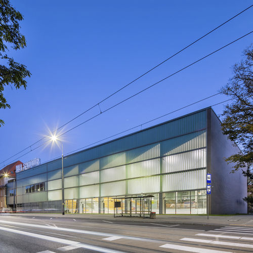 Verre profilé translucide - LINIT EcoGlass ice - Glasfabrik Lamberts GmbH & Co. KG  - pour agencement intérieur / pour façade