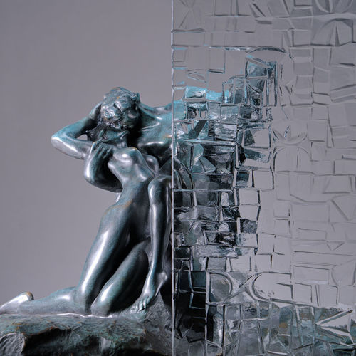 Panneau en verre structurel - Effekt 2000 - Glasfabrik Lamberts GmbH & Co. KG  - à motif / translucide / pour cloison
