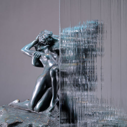 Panneau en verre structurel - Ornament L  - Glasfabrik Lamberts GmbH & Co. KG  - à motif / translucide / pour cloison