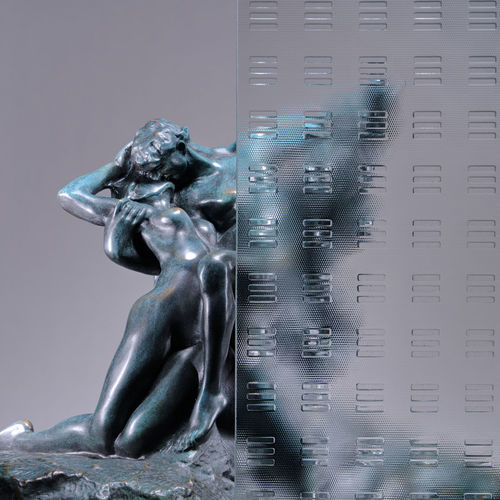 Panneau en verre structurel - Royal Trio - Glasfabrik Lamberts GmbH & Co. KG  - à motif / pour cloison / pour meuble