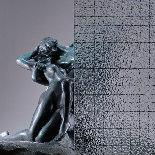 Panneau en verre armé - 521 - Glasfabrik Lamberts GmbH & Co. KG  - à motif / translucide / pour cloison