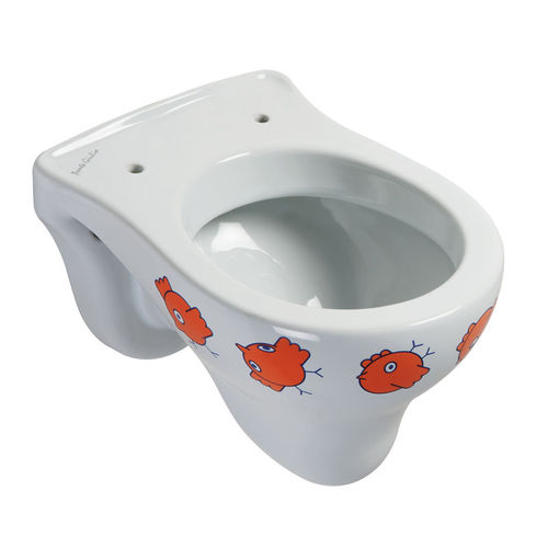 WC suspendu - B44CAD02 - PONTE GIULIO - en porcelaine / résidentiel / rond