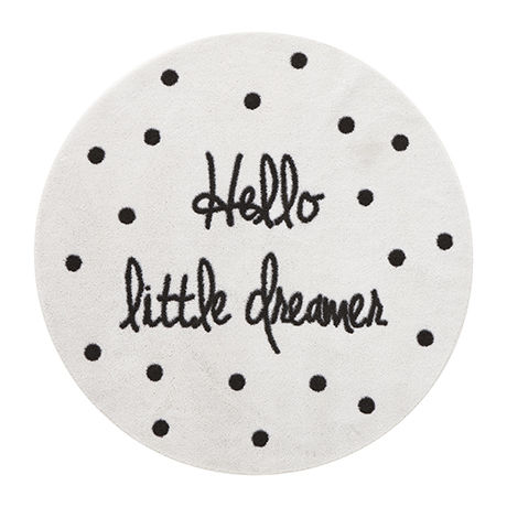 Tapis contemporain - 8460-1 - LIFETIME Kidsrooms - à motif / en PES / rond