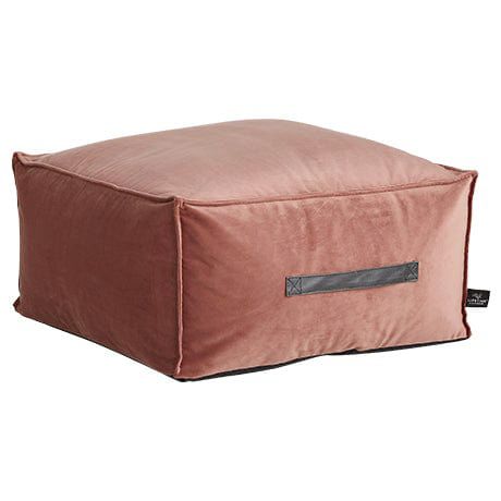 Pouf contemporain - Dark Blush - LIFETIME Kidsrooms - en PES / carré
