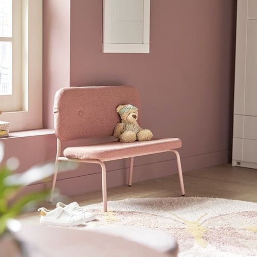 Banc contemporain - Chill - LIFETIME Kidsrooms - en métal / en tissu / avec dossier
