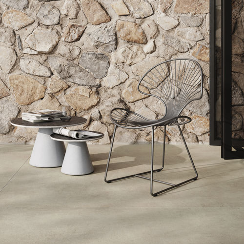 Chaise de jardin contemporaine - OSTREA - Royal Botania - d'extérieur / en tissu / avec piètement en acier inoxydable