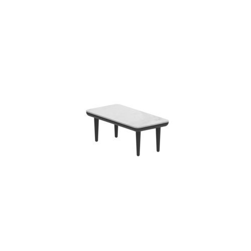Table basse contemporaine - STYLETTO - Royal Botania - en teck / en céramique / avec piètement en aluminium