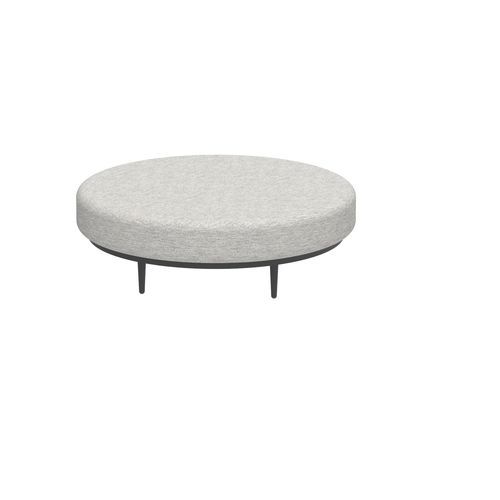 Pouf contemporain - ORGANIX - Royal Botania - en tissu / en aluminium / rond
