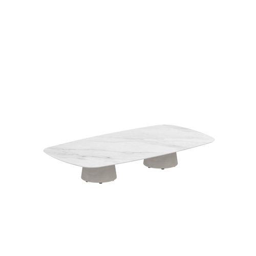 Table basse contemporaine - CONIX - Royal Botania - en teck / en céramique / en béton