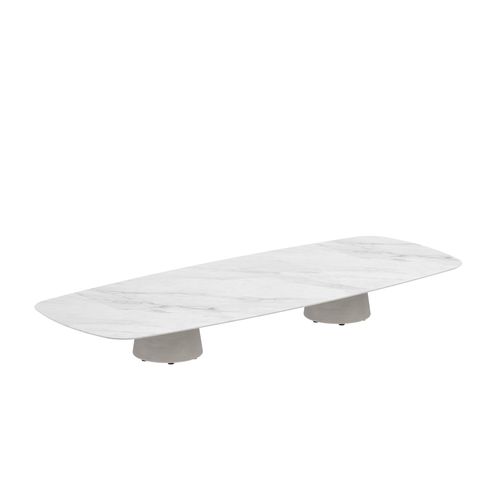Table basse contemporaine - CONIX - Royal Botania - en teck / en céramique / en béton