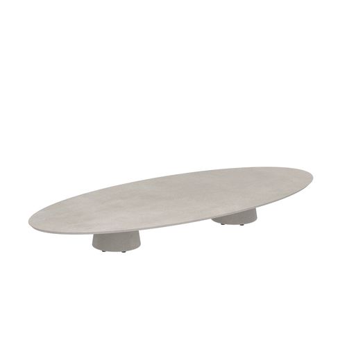 Table basse contemporaine - CONIX - Royal Botania - en céramique / en béton / avec piètement en béton