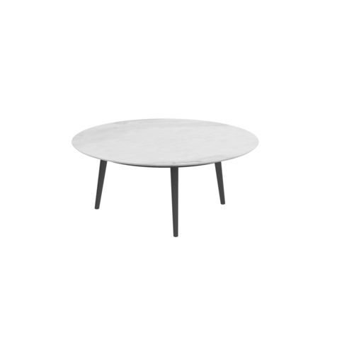 Table basse contemporaine - STYLETTO - Royal Botania - en teck / en céramique / avec piètement en aluminium