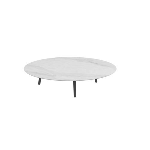 Table basse contemporaine - STYLETTO - Royal Botania - en teck / en céramique / avec piètement en aluminium