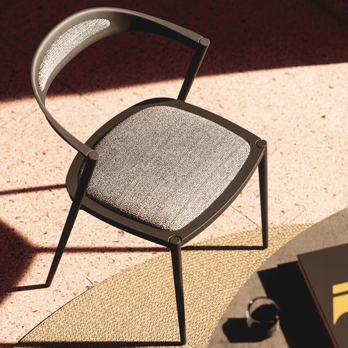 Chaise de jardin contemporaine - STYLETTO 55 - Royal Botania - d'extérieur / en aluminium / en tissu