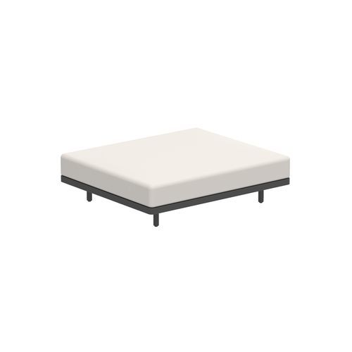 Ottoman contemporain - ALURA - Royal Botania - en tissu / en aluminium / rectangulaire