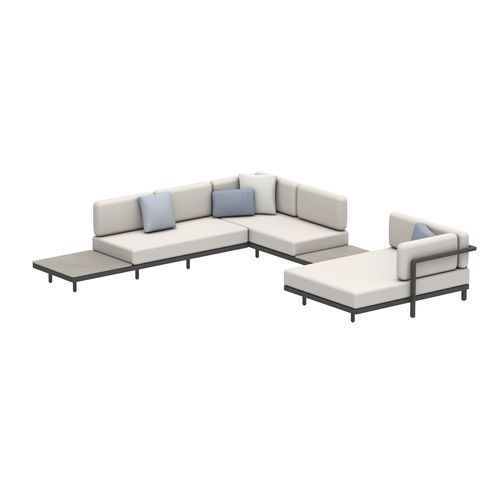 Canapé modulable - ALURA - Royal Botania - contemporain / d'extérieur / en Batyline®