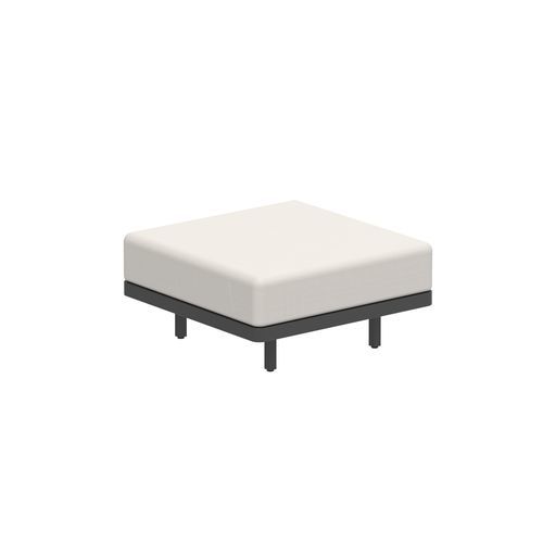 Repose-pied contemporain - ALURA 80 - Royal Botania - en Batyline® / en aluminium / d'extérieur