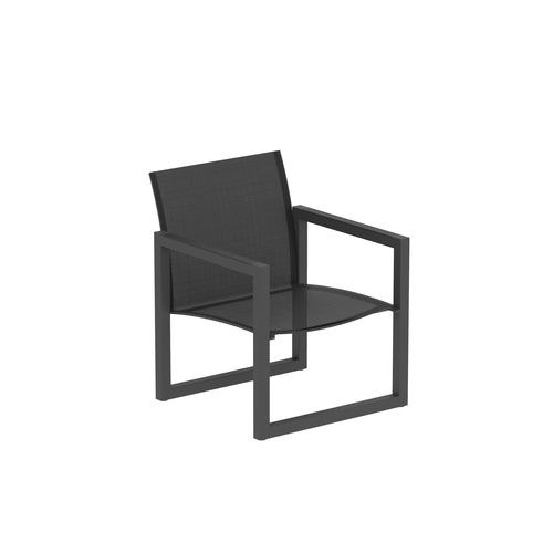 Fauteuil contemporain - NINIX - Royal Botania - en Batyline® / en acier inoxydable / gris