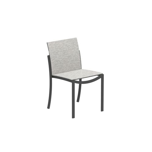 Chaise de salle à manger contemporaine - OZON - Royal Botania - d'extérieur / en Batyline® / avec piètement en acier inoxydable