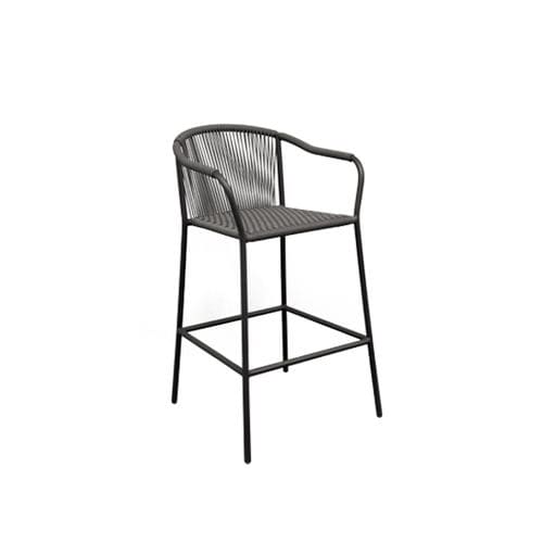 Chaise de bar contemporaine - SAMBA - Royal Botania - d'extérieur / en tissu / en fibre d'oléfine