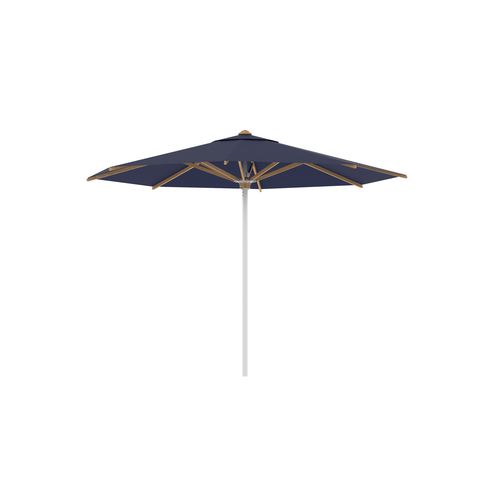 Parasol rond - SHADY - Royal Botania - à mât central / en teck / en acier inoxydable