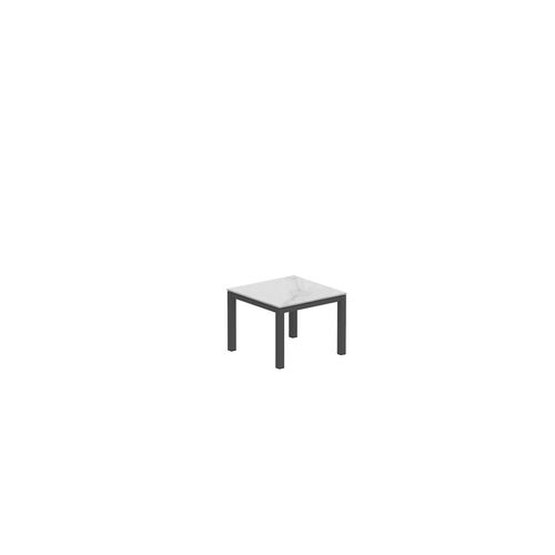 Table d'appoint contemporaine - TABOELA - Royal Botania - en teck / en céramique / avec piètement en acier inoxydable