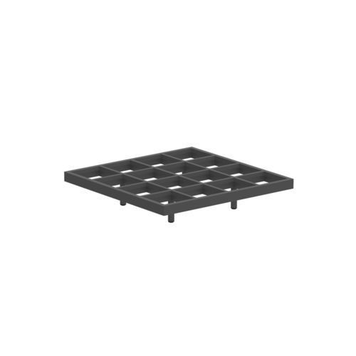 Table basse contemporaine - MOZAIX - Royal Botania - en aluminium / avec piètement en aluminium / carrée