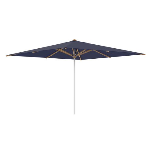 Parasol carré - SHADY - Royal Botania - à mât central / en teck / en acrylique