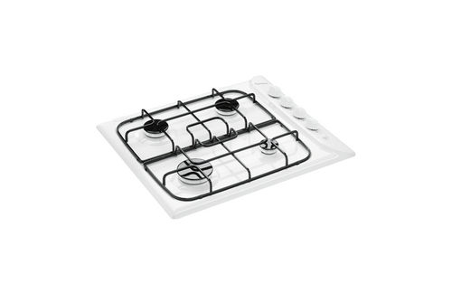 Table de cuisson à gaz - PIM 640 AS WH - Indesit - 4 foyers / encastrable / avec manettes