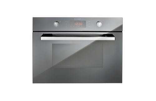 Four électrique - MWI 424 MR - Indesit - à micro-ondes / encastrable / avec gril intégré