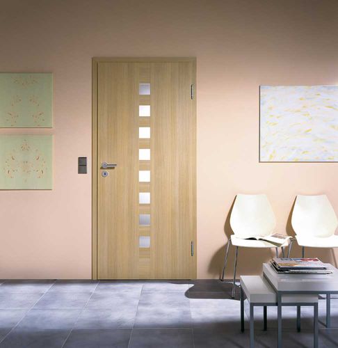 Porte d'intérieur - GROPIUS - Lebo - en chêne / en noyer / en mélèze